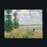 Poppy Fields near Argenteuil by Claude Monet Doormat<br><div class="desc">Poppy Fields near Argenteuil by Claude Monet,  1875,  oil on canvas</div>