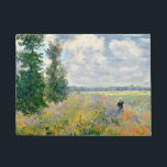 Poppy Fields near Argenteuil by Claude Monet Doormat<br><div class="desc">Poppy Fields near Argenteuil by Claude Monet,  1875,  oil on canvas</div>