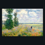 Poppy Fields near Argenteuil by Claude Monet Photo Print<br><div class="desc">Poppy Fields near Argenteuil by Claude Monet,  1875,  oil on canvas</div>