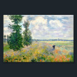 Poppy Fields near Argenteuil by Claude Monet Photo Print<br><div class="desc">Poppy Fields near Argenteuil by Claude Monet,  1875,  oil on canvas</div>