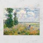 Poppy Fields near Argenteuil by Claude Monet Postcard<br><div class="desc">Poppy Fields near Argenteuil by Claude Monet,  1875,  oil on canvas</div>
