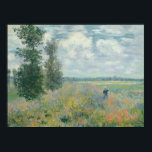Poppy Fields near Argenteuil by Claude Monet Poster<br><div class="desc">Oscar-Claude Monet (UK: /ˈmɒneɪ/, US: /moʊˈneɪ, məˈ-/, French: [klod mɔnɛ]; 14 November 1840 – 5 December 1926) was a French painter and founder of impressionist painting who is seen as a key precursor to modernism, especially in his attempts to paint nature as he perceived it.[1] During his long career, he...</div>