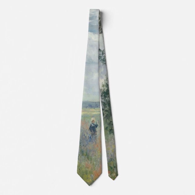 Poppy Fields near Argenteuil - Claude Monet Tie (Front)