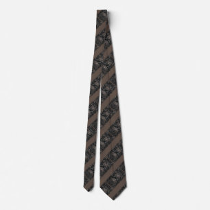 Poppy Floral Neck Tie - Custom Colours