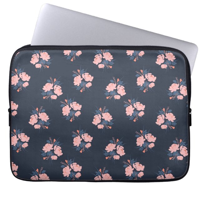 Poppy Flower Laptop Sleeve (Front)