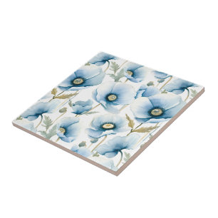 Poppy Flowers Tile