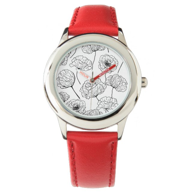 Poppy garden watch (Front)