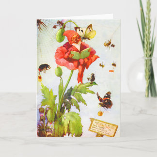Poppy Gnome Card