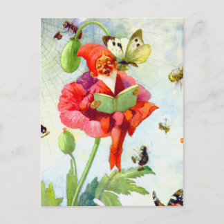 Poppy Gnome Postcard