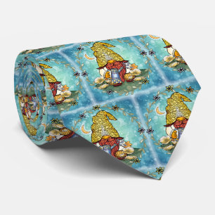 Poppy gnome tie