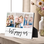 Poppy Grandfather Grandchildren Photo Collage Plaque<br><div class="desc">Capture the love between Poppy and his grandchildren with our Grandfather Grandchildren Photo Collage Plaque. This personalized plaque features a heartwarming photo collage, beautifully displaying cherished moments shared between Poppy and his beloved grandchildren. Surrounding the photos is the endearing title "Poppy, " adding a special touch to the design. Crafted...</div>