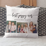 Poppy Grandfather Grandchildren Photo Collage Throw Pillow<br><div class="desc">Celebrate your Poppy with the Poppy Grandfather Grandchildren Photo Collage Throw Pillow. This personalized keepsake features a beautifully arranged collage of cherished photos, capturing special moments with his grandchildren. Crafted from high-quality materials, it adds a stylish and sentimental touch to any space, perfect for displaying on a bed or couch....</div>