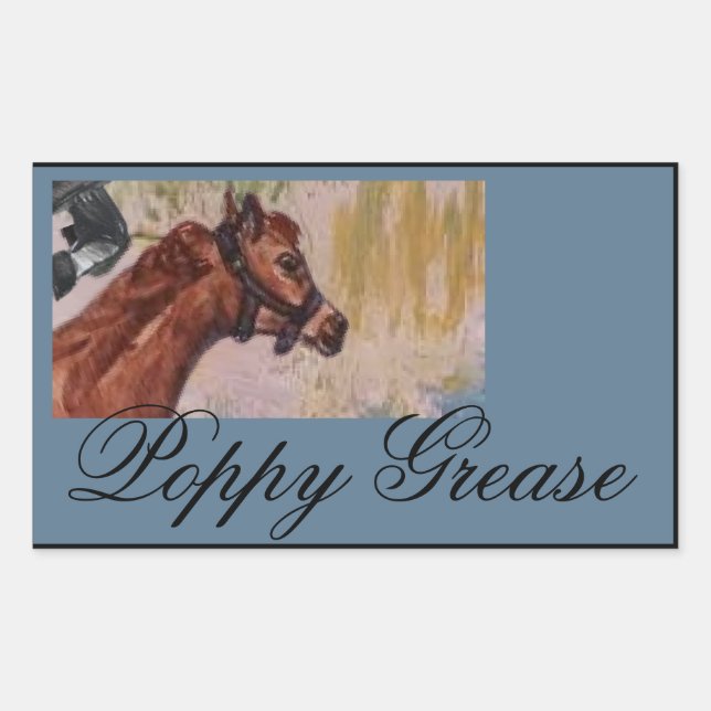 Poppy grease sticker (Front)
