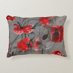 Poppy Haze Accent Pillow