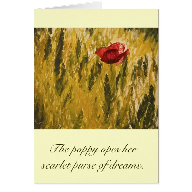 Poppy in the Wheat Field (Front)