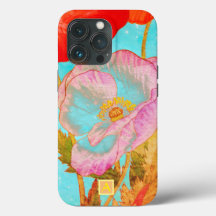 POPPY JAPONAIS coque iphone DANS UN CIEL DOUX