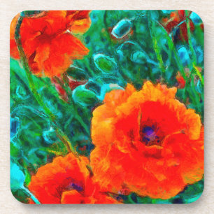 poppy love coaster