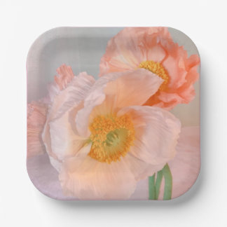 Poppy Love Paper Plate