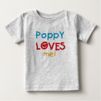 Poppy Loves Me T-shirts and Gifts