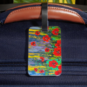 Poppy Luggage Tag