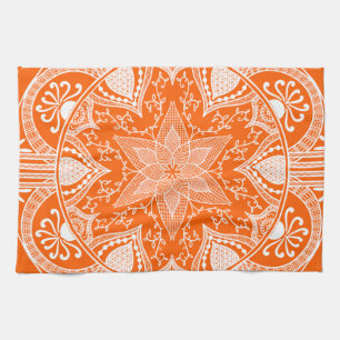 Poppy Mandala Kitchen Towel