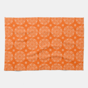 Poppy Mandala Kitchen Towel