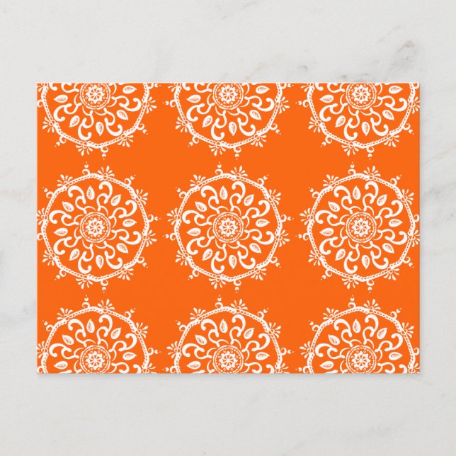 Poppy Mandala Postcard (Front)