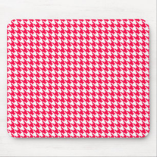 Poppy Modern Houndstooth at Emporiomoffa Mouse Pad