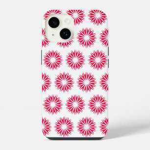 Poppy Modern Sunbursts iPhone 14 Case