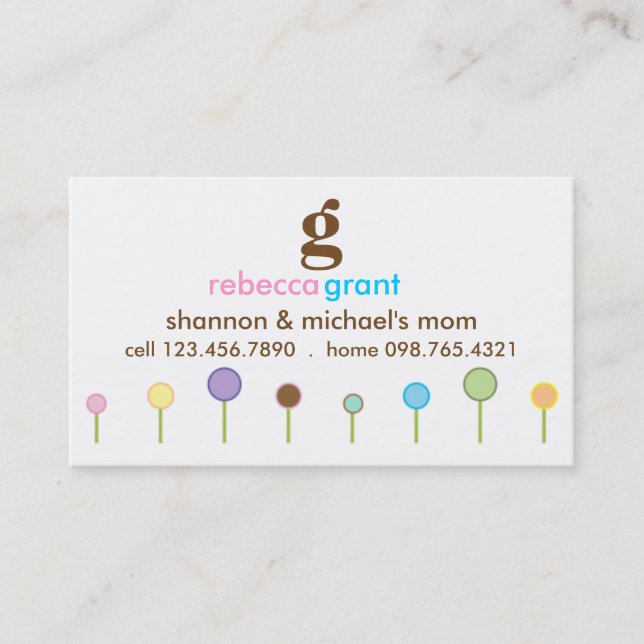 Poppy "Mommy" Card (Front)