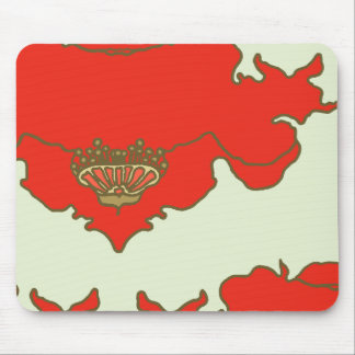 poppy mouse pad