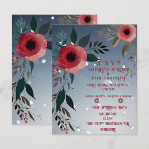 Poppy of Love" Collection Faire-part de mariage