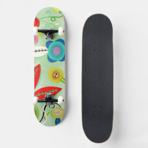 poppy old 70's vintage skateboard surf style