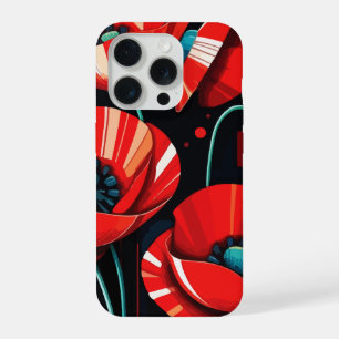 Poppy Papaver flowers iPhone 15 Pro Case