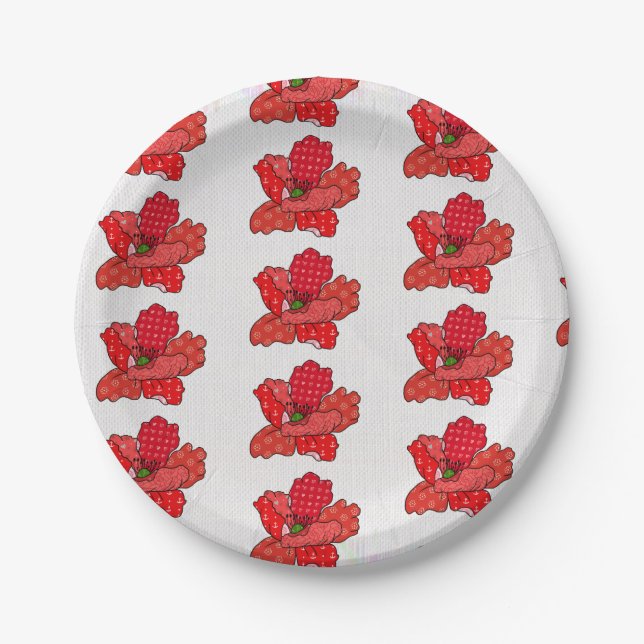 poppy paper plate (Front)