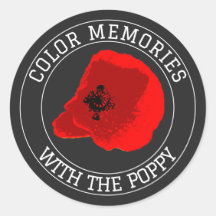 Poppy – Personalized Top & Bottom Text on Black