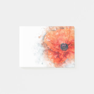 Poppy Petal Post-it Notes