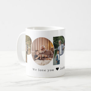 Poppy Photo Collage for Father's Day Coffee Mug