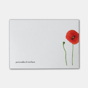 POPPY POST-IT NOTES