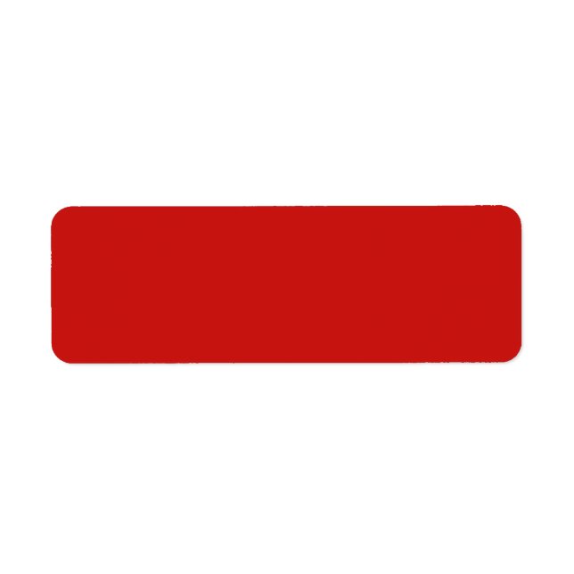 Poppy Red Trend Colour Customized Template Blank (Front)