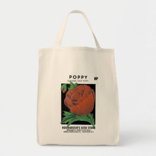 Poppy Seed Packet Label Tote Bag