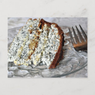 Poppy Seed Torte Recipe Postcard