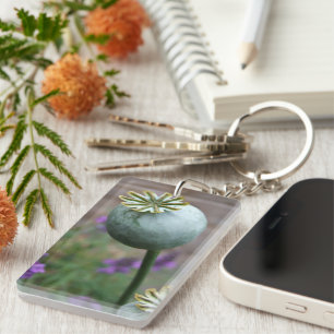 Poppy Seedhead Keychain