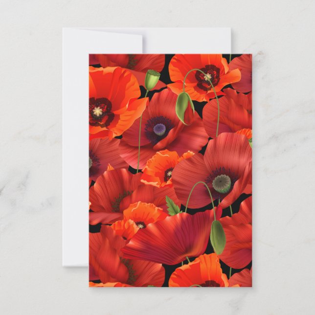 Poppy Thank You Card (Front)