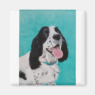 Poppy the Springer Magnet