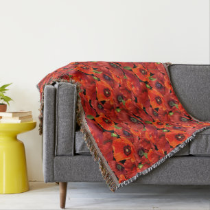 Poppy Throw Blanket