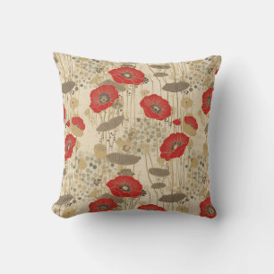 Poppy Throw Pillow