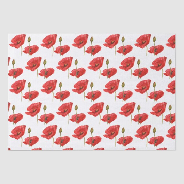 Poppy Tissue Paper (Front)