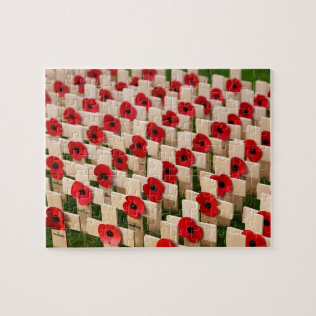 Poppy War Memorial Jigsaw Puzzle (Horizontal)