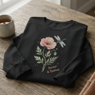 Poppy Watercolor Pink T-Shirt
